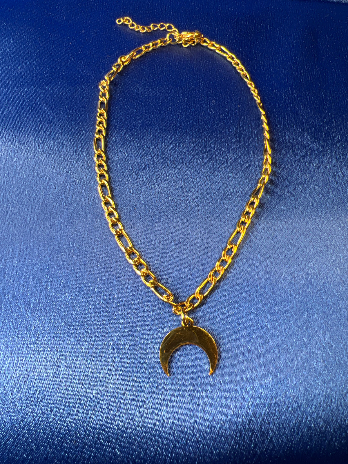 Crescent Moon Anklets