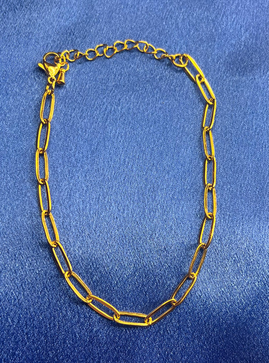 Paper Clip Anklet
