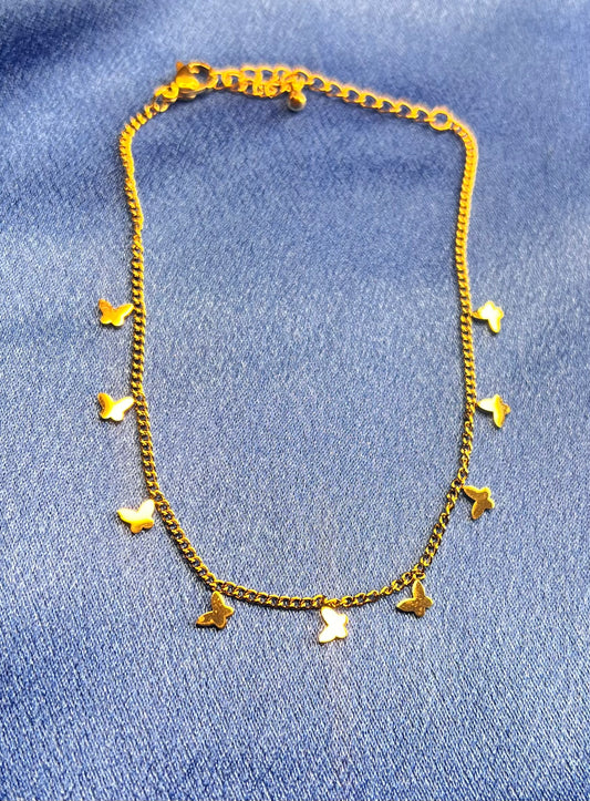 Butterfly Free Anklet
