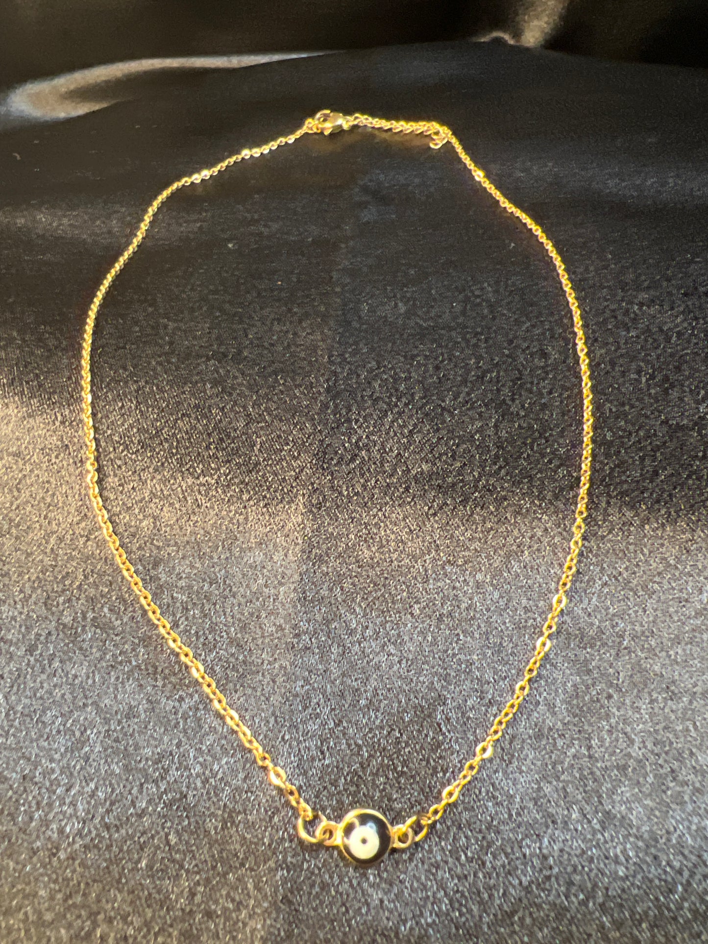 Gold Colored Evil Eye Necklaces