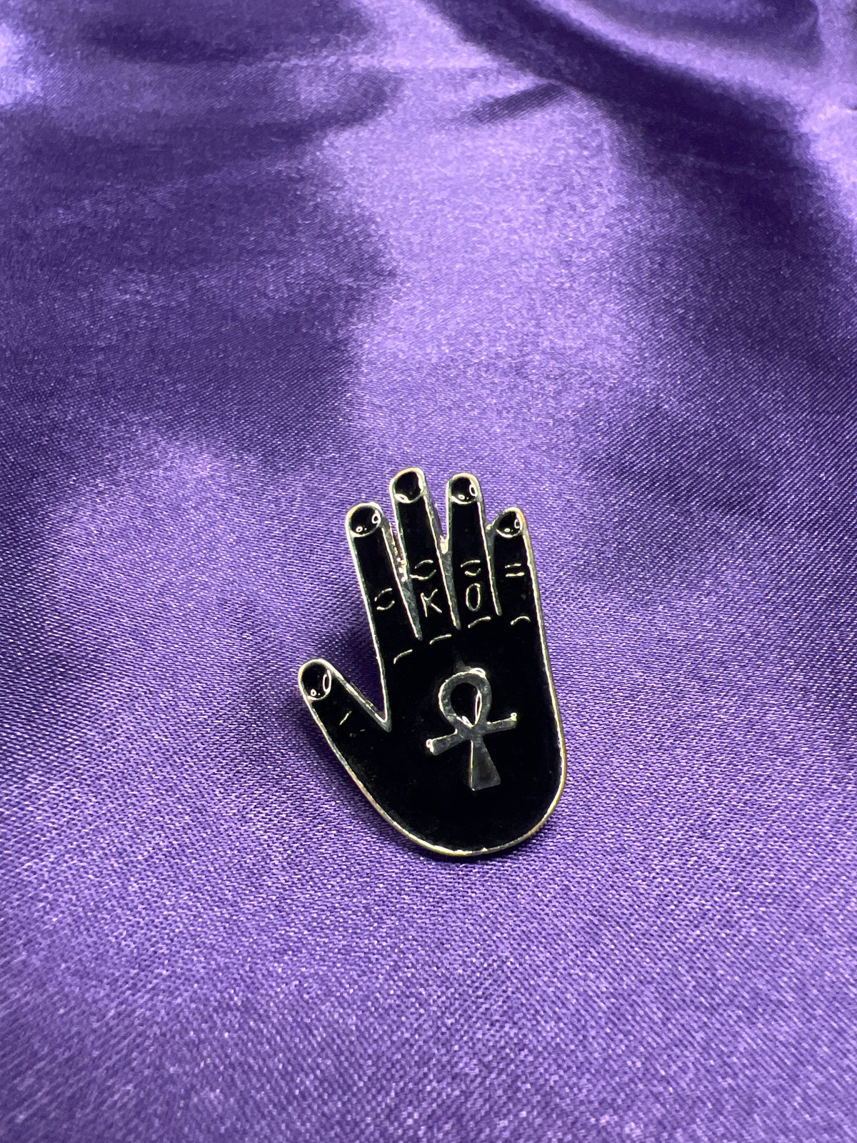 Ankh in Hand Pins