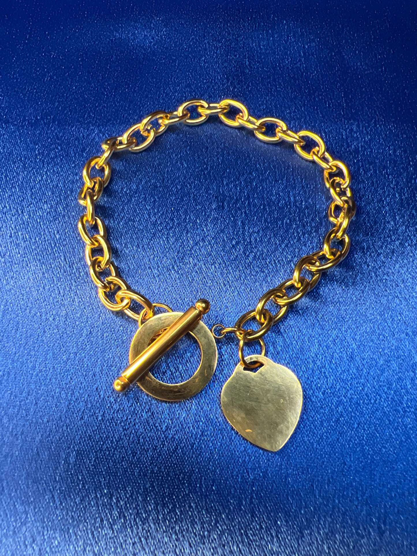Heart Toggle Charm Bracelets
