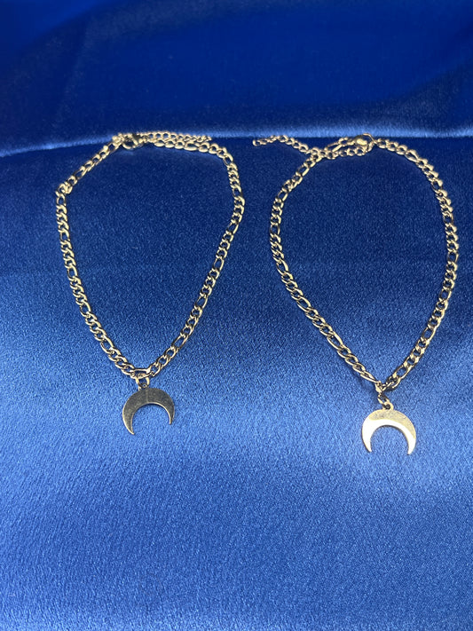 Crescent Moon Anklets