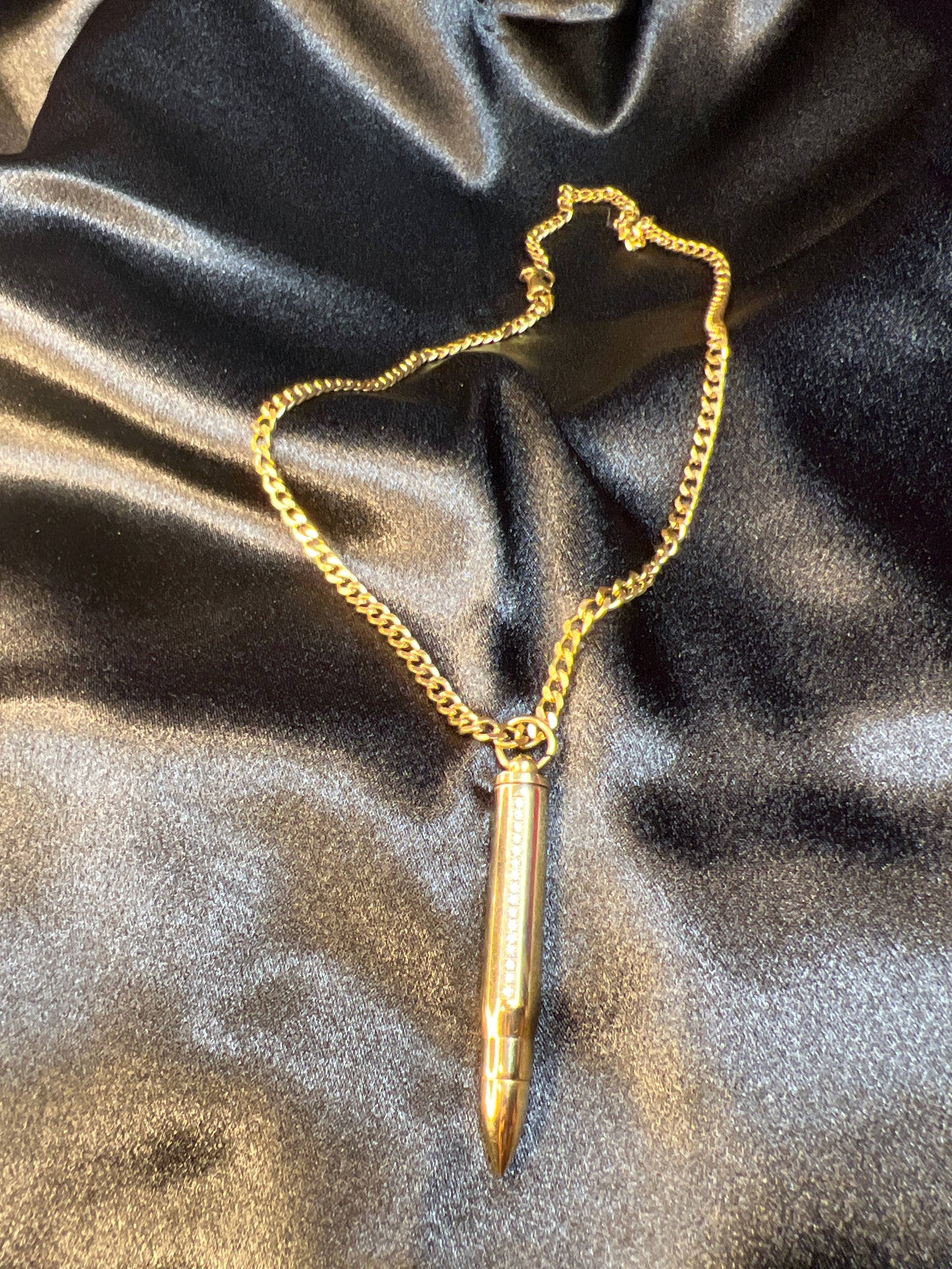 Large Bullet Keepsake Necklace