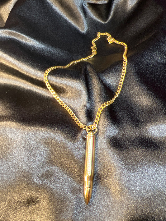 Large Bullet Keepsake Necklace