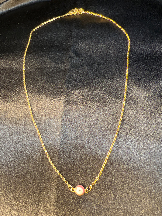 Gold Colored Evil Eye Necklaces