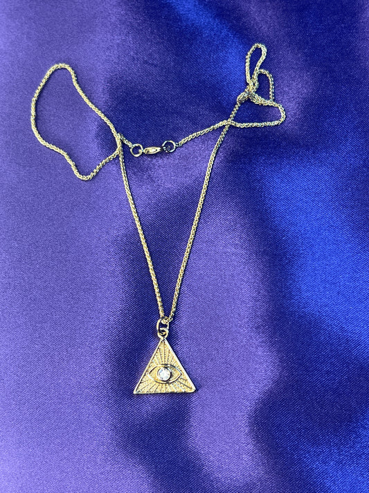 Protection Pyramid Necklace