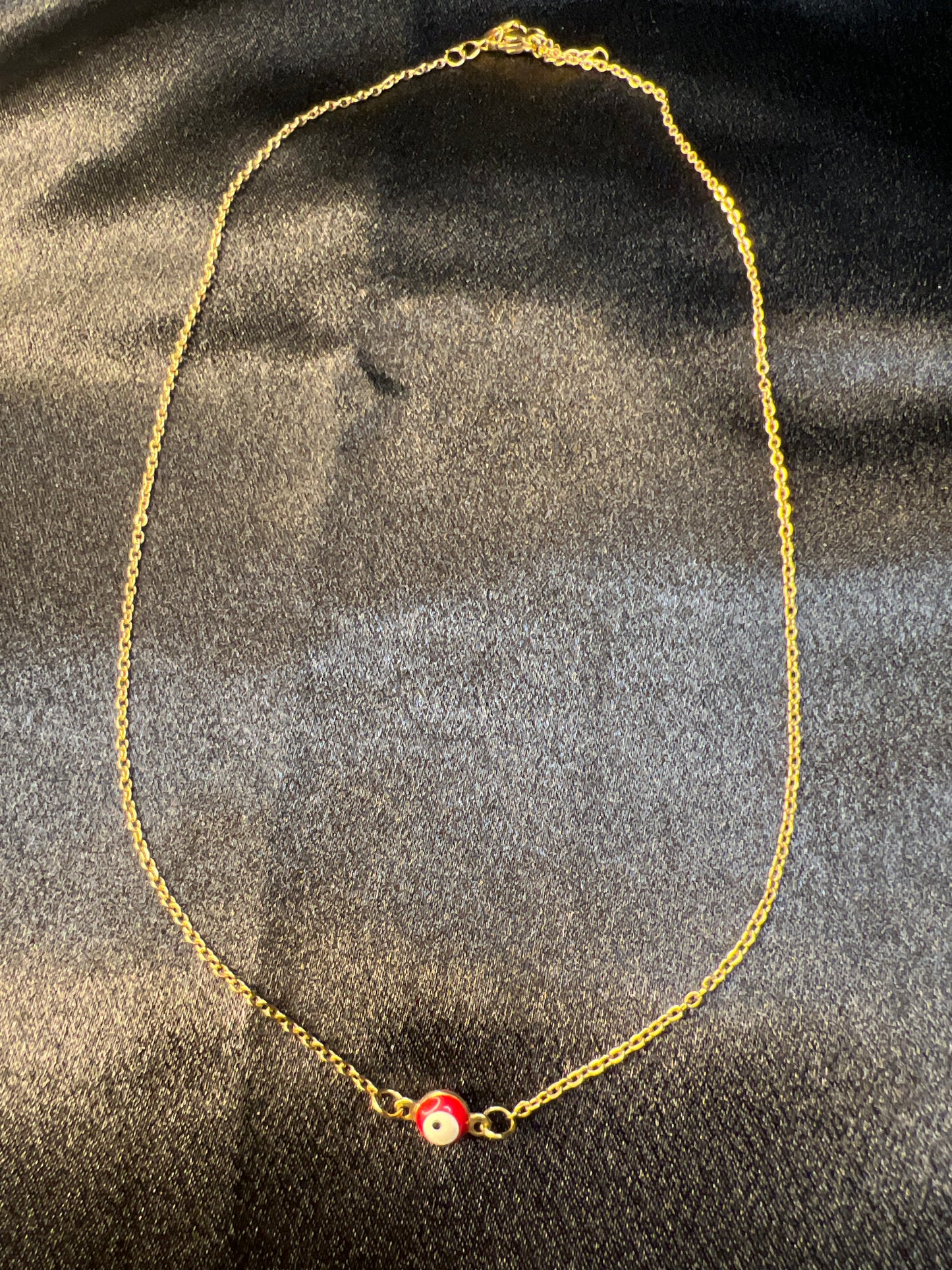 Gold Colored Evil Eye Necklaces