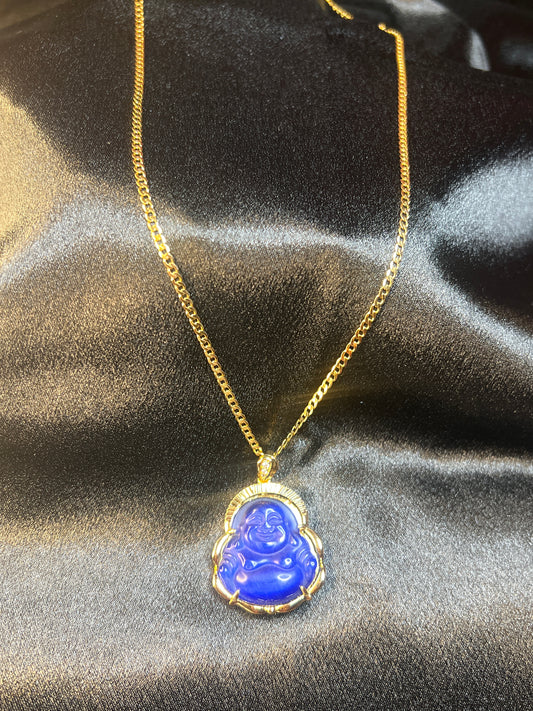 Crystal Buddha Necklaces (Gold-Filled)