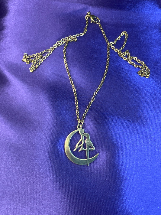 She Is One With The Moon Necklace