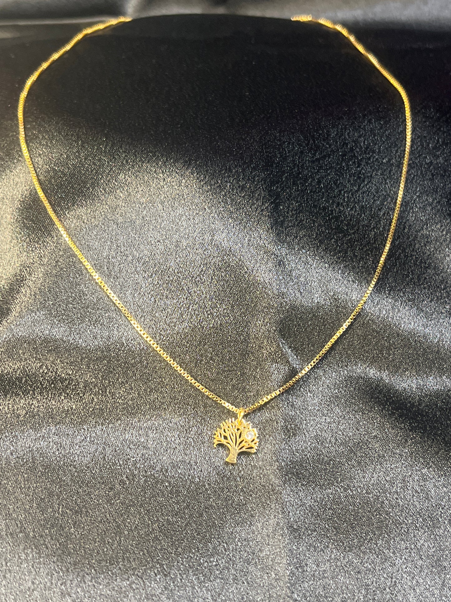 Gold Mini Tree of Life Necklace