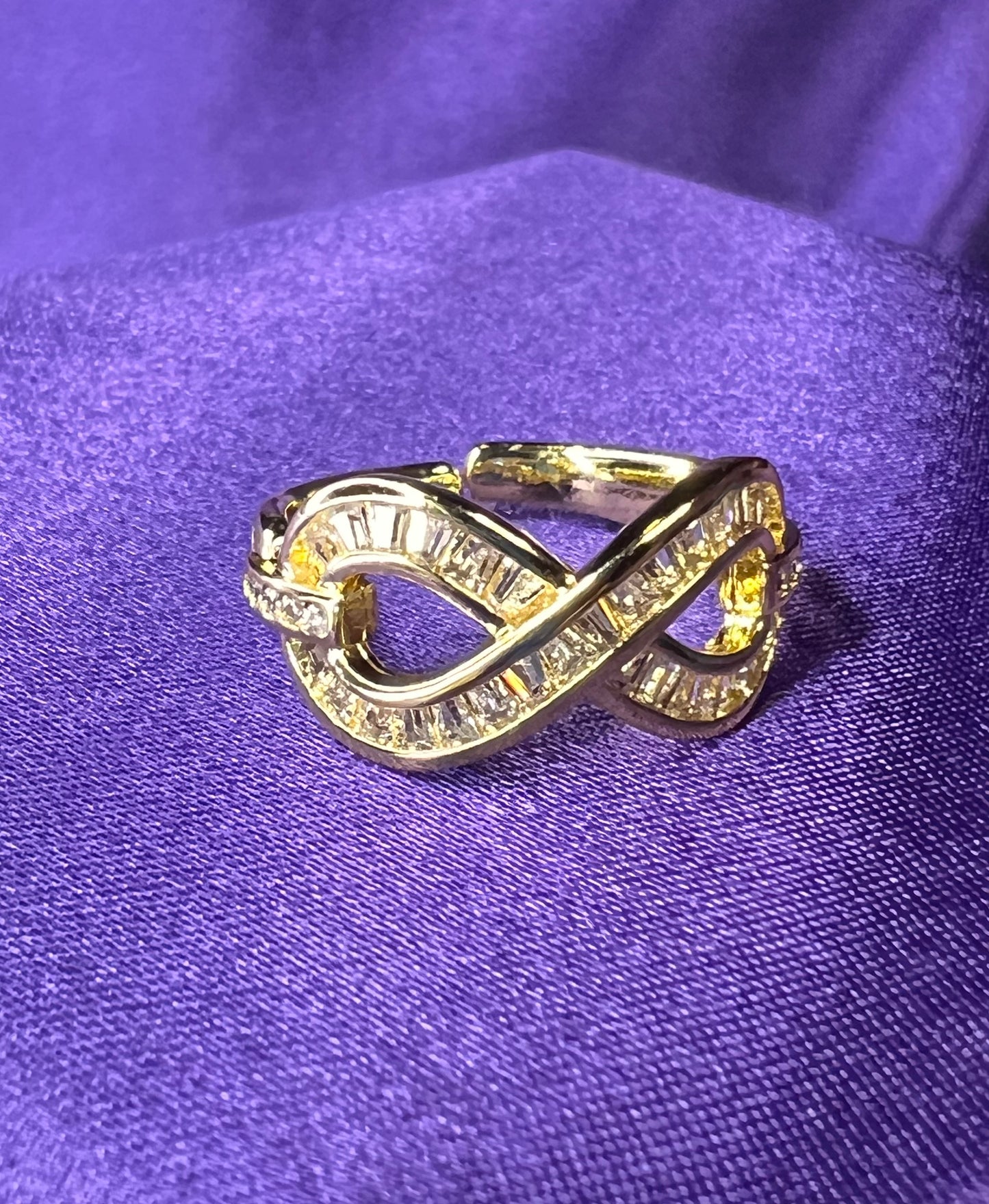 Gold Infinity Ring